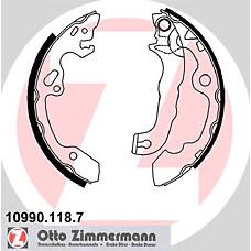 ZIMMERMANN 10990.118.7 (1075549 / 1121669 / 1126158) колодки торм.бараб.