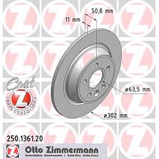 ZIMMERMANN 250.1361.20 (1379931 / 1385590 / 1405500) диск тормозной