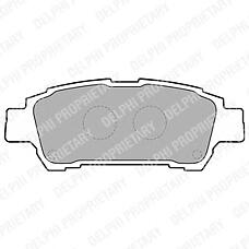 DELPHI LP1710 (0446628040 / 0446628070 / 0446628050) колодки дисковые з.\ toyotaPrevia (Превия) / Avensis (Авенсис) verso 2.4i / 2.0d4-d 00>