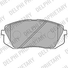 DELPHI lp2050 (581010ZA00 / 581011DA00 / 581011DA00581011DE00) колодки торм дисковые