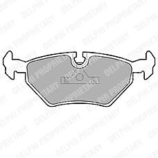 DELPHI LP555 (34211161455 / 34211160340 / 34211160533) колодки зад.BMW (БМВ) 5,7 e34,e32 wva20995,20996