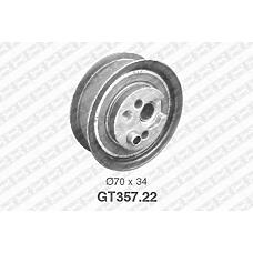 SNR GT357.22 (026109243J
 / 026109243J / 048109243J) ролик натяжной ремня грм\ Audi (Ауди) a4 / a6, VW Passat (Пассат) 1.6 / 2.0 91>