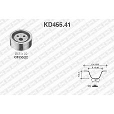 SNR KD45541 (045097 / 11356 / 1680600QAV
) комплект ремня грм