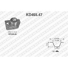 SNR KD45547 (1680600Q0A / 1680600QAF / 1680600QAJ
) ремень грм [132x26] + ролик