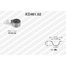 SNR KD46102 (CDU3558 / LHP10015) комплект ремня грм