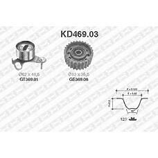 SNR KD46903 (1350354030 / 1350554021) комплект ремня грм