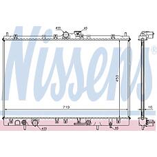 NISSENS 628031 (628031_NS / MR281547 / MR281548) радиатор охлаждения двигателя