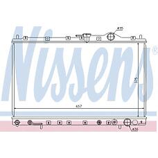 NISSENS 62887 (62887_NS / MB660212 / MB660213) радиатор системы охлаждения акпп\ Mitsubishi (Мицубиси) Space wagon (Спейс вагон) 1.8 91-93