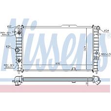 NISSENS 630641 (1300107 / 1300133 / 1300135) радиатор