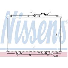 NISSENS 63346 (19010PEA901 / 19010P1EA51 / 19010P1EE51) радиатор двигателя