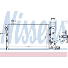 NISSENS 63528 (1301G3 / 1301G5 / 1301JQ) радиатор системы охлаждения\ Peugeot (Пежо) 405 1.4-1.9d 92-96
