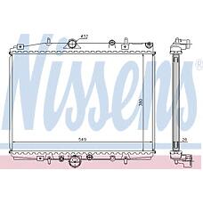 NISSENS 63704A (133091
 / 133091 / 1331NP) радиатор охлаждения двигателя