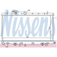 NISSENS 67711 (32007315 / 32010839 / 45111AE000) радиатор системы охлаждения акпп\ Subaru (Субару) Legacy (Легаси) / Impreza (Импреза) 1.6-2.5 16v 98>