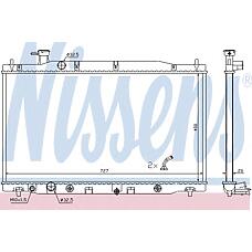 NISSENS 681372 (19010RZPG51 / 681372_NS) радиатор двигателя