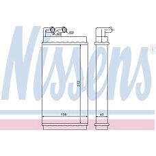 NISSENS 70230 (443819030 / 443819031B / 443819031C) радиатор отопителя