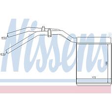 NISSENS 71770 (1253187
 / 1253187 / 1301838) радиатор отопителя [238x180]