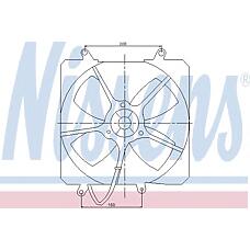 NISSENS 85000 (1636111010 / 1636311010 / 1671174430) вентилятор охл.двиг.
