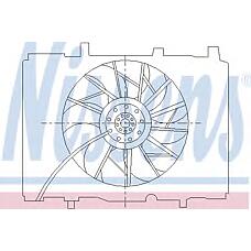 NISSENS 85489 (0005401588 / 2025053555 / 5401588) вентилятор, охлаждение двигателя