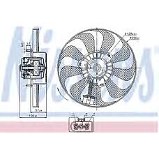NISSENS 85684 (1C0959455C / 1J0959455K / 1J0959455L) вентилятор охлаждения\ Audi (Ауди) a3 1.6-1.9i / tdi 96-03
