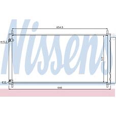 NISSENS 940036 (1045213SX / 105354 / 160051) радиатор кондиционера