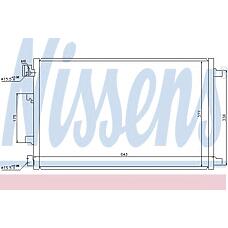 NISSENS 940039 (92100JD200 / 92100JD000 / 92100JD20A) радиатор кондиционера Nissan (Ниссан) qashqai 2.0