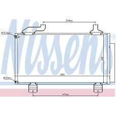 NISSENS 940114 (0180160023 / 102032N / 1045672SX) радиатор кондиционера [685x348]