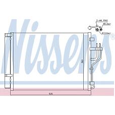NISSENS 940353 (940353_NS / 976062Y000) радиатор кондиционера
