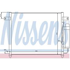NISSENS 94640 (5220231 / 756M08 / 818061) радиатор кондиционера