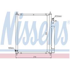 NISSENS 94734 (0180160020 / 08193008 / 102006N) радиатор кондиционера