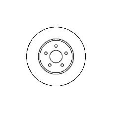 Mapco 15818 (4179398 / 4181042 / C2S4566) диск тормозной передний