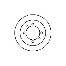 MAPCO 25521 (5841134110) диск тормозной