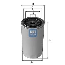 UFI 2310801 (1907567 / 1909102 / 2060462554600) фильтр масляный