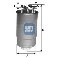 UFI 2409900 (813070 / 93196533) фильтр топливный