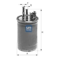 UFI 24.409.00 (10088053 / 1050868 / 1079271) фильтр топливный