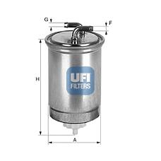 UFI 2443500 (16901S6FE01 / 16901S6FE02) фильтр топливный