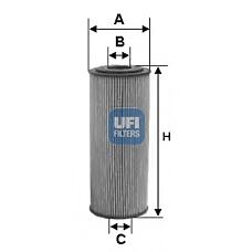 UFI 25.154.00 (30788490) фильтр масляный