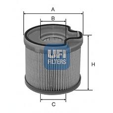 UFI 2669100 (190650 / 1541267G00 / 190156) фильтр топливный