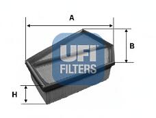 UFI 30.349.00 (30741485) фильтр воздушный\ Volvo (Вольво) c30 / c70 / v50 2.4 d5 06>
