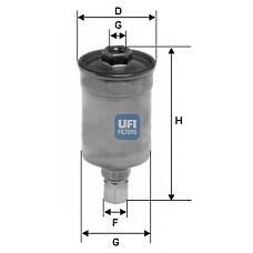 UFI 31.511.00 (0060537455 / 0060801638 / 25055846) фильтр топливный