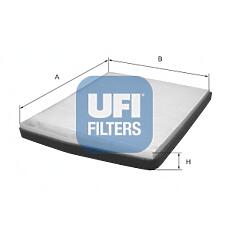UFI 53.091.00 (3030752 / 30630752
 / 30630752) фильтр салонный Volvo (Вольво) s60 / s80 / xc90 53.091.00