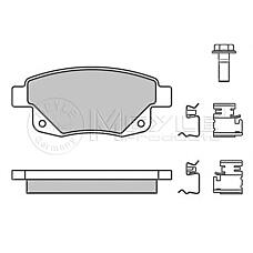 MEYLE 0252448617/W (1371454 / 1433958 / 1530602) колодки тормозные дисковые