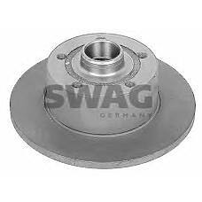 SWAG 30909079 (0735058 / 08691110 / 09079) диск тормозной Audi (Ауди) a4 задн.не вент