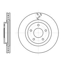 ROADHOUSE 6120010 (15105514AA / 5105514AA) диск тормозной caliber compass patriot