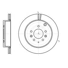 ROADHOUSE 6123710 (L20626251B) диск торм. задн. Mazda (Мазда) cx-7
