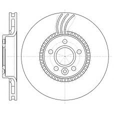 ROADHOUSE 6128010 (1380046 / 1434812 / 1438815) диск торм. передн. Volvo (Вольво) xc70 II