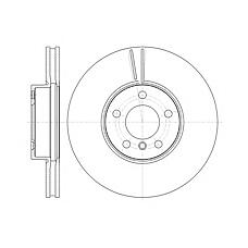 ROADHOUSE 6130710 (34116771985) диск торм вент. BMW (БМВ) x5 (e70) x6 (e71)