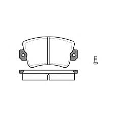 REMSA 0061.02 (7701201454 / 7701201534 / 7701202709) колодки торм.пер.