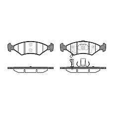 REMSA 0502.22 (0K0Y23323Z / 0K2A23323Z / 0K2A23323ZA) колодки дисковые п.\  Sephia (Сефия) 1.5 / 1.8 16v 95-01 / Sportage (Спортедж) 2.0td 97-98