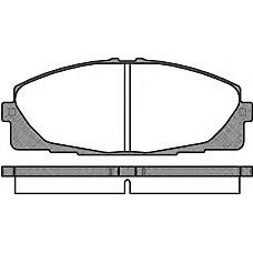 REMSA 1325.00 (0446526420
 / 0446526420 / 0446526421) колодки дисковые п.\ Toyota (Тойота) hi-ace 04>