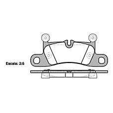 REMSA 1379.10 (7P0698451 / 95835293900 / 7P6698451) колодки дисковые задние\ porshce Cayenne (Кайен) 3.0-4.8 10>